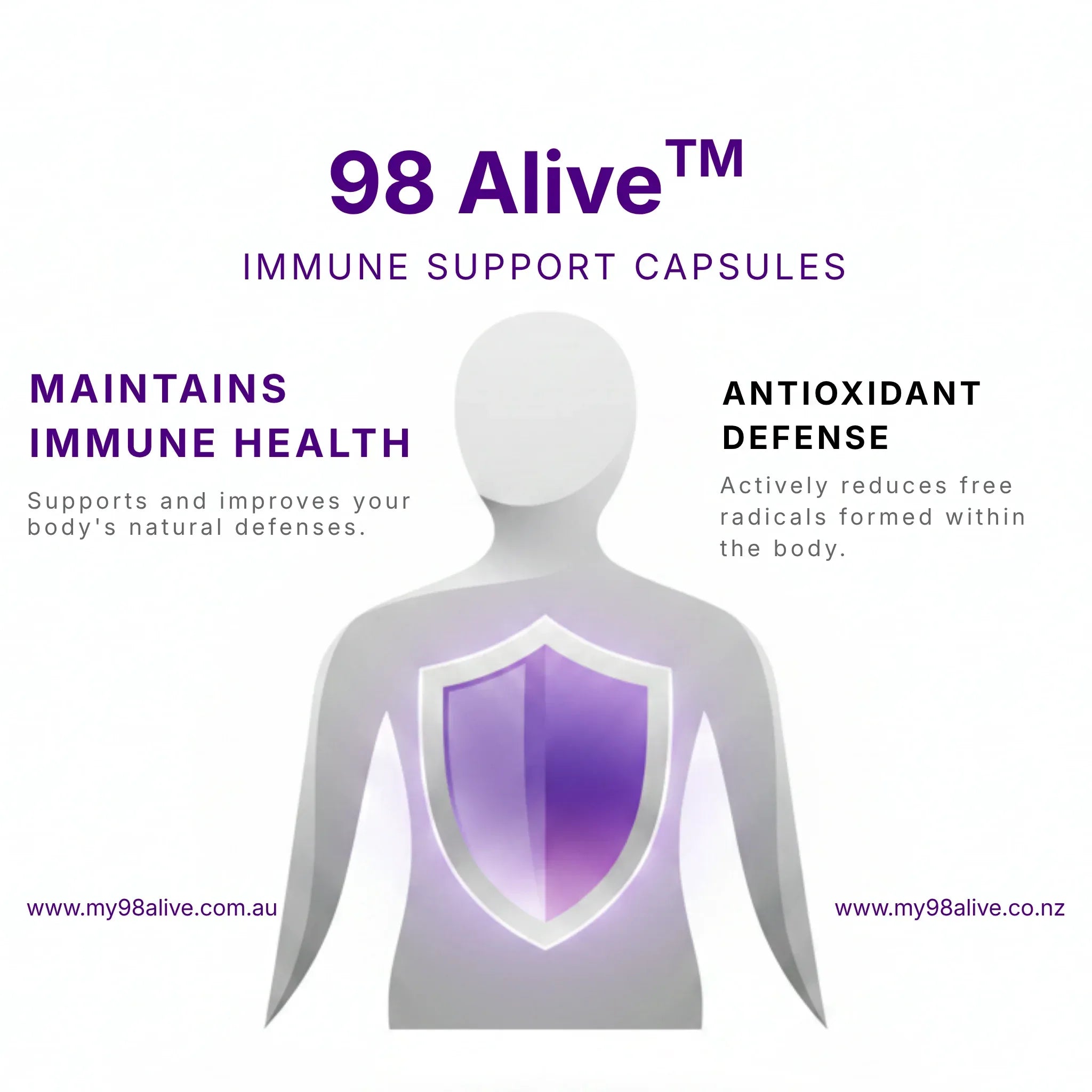 Immune Support Capsules (60 count) - AUST L 364707
