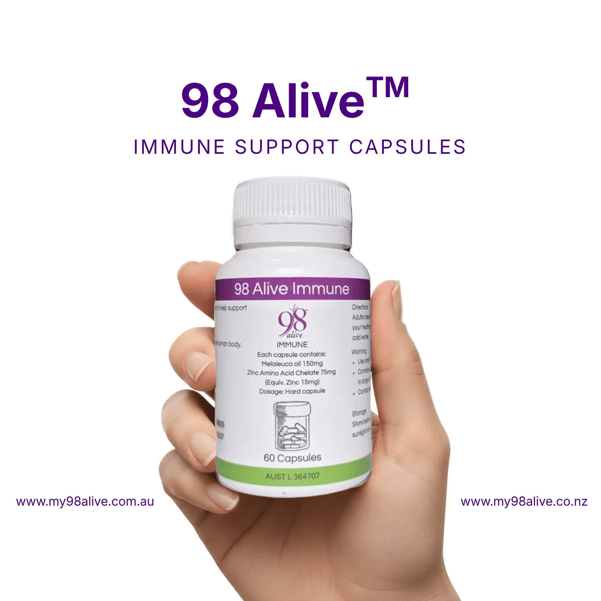 Immune Support Capsules (60 count) - AUST L 364707